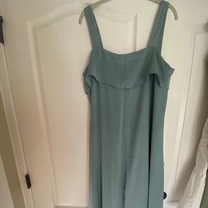 Banana Republic silky slip dress seafoam size M